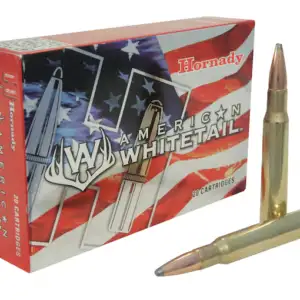 Hornady American Whitetail Ammunition 30-30 Winchester 150 Grain Interlock Round Nose Box of 20